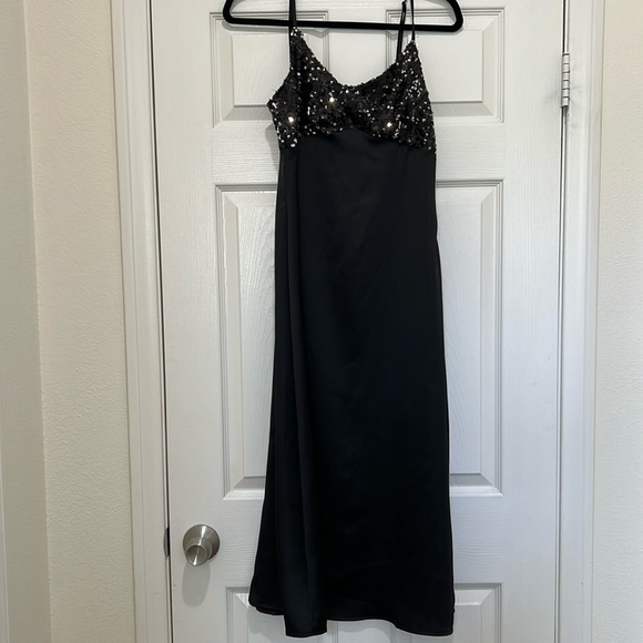 House of Harlow black sequin dress small - Picture 2 of 8